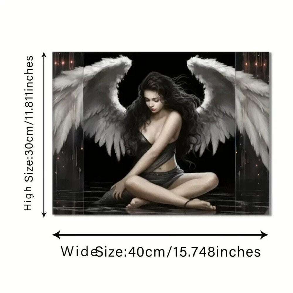 Beautiful Angel Artistic Canvas Print Framed 12" x 16" Wall Art Home & Garden:Home Décor:Posters & Prints Style Your Walls